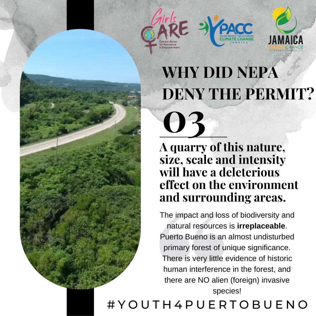 Why did NEPA deny the permit?  #Youth4PuertoBueno 2/3