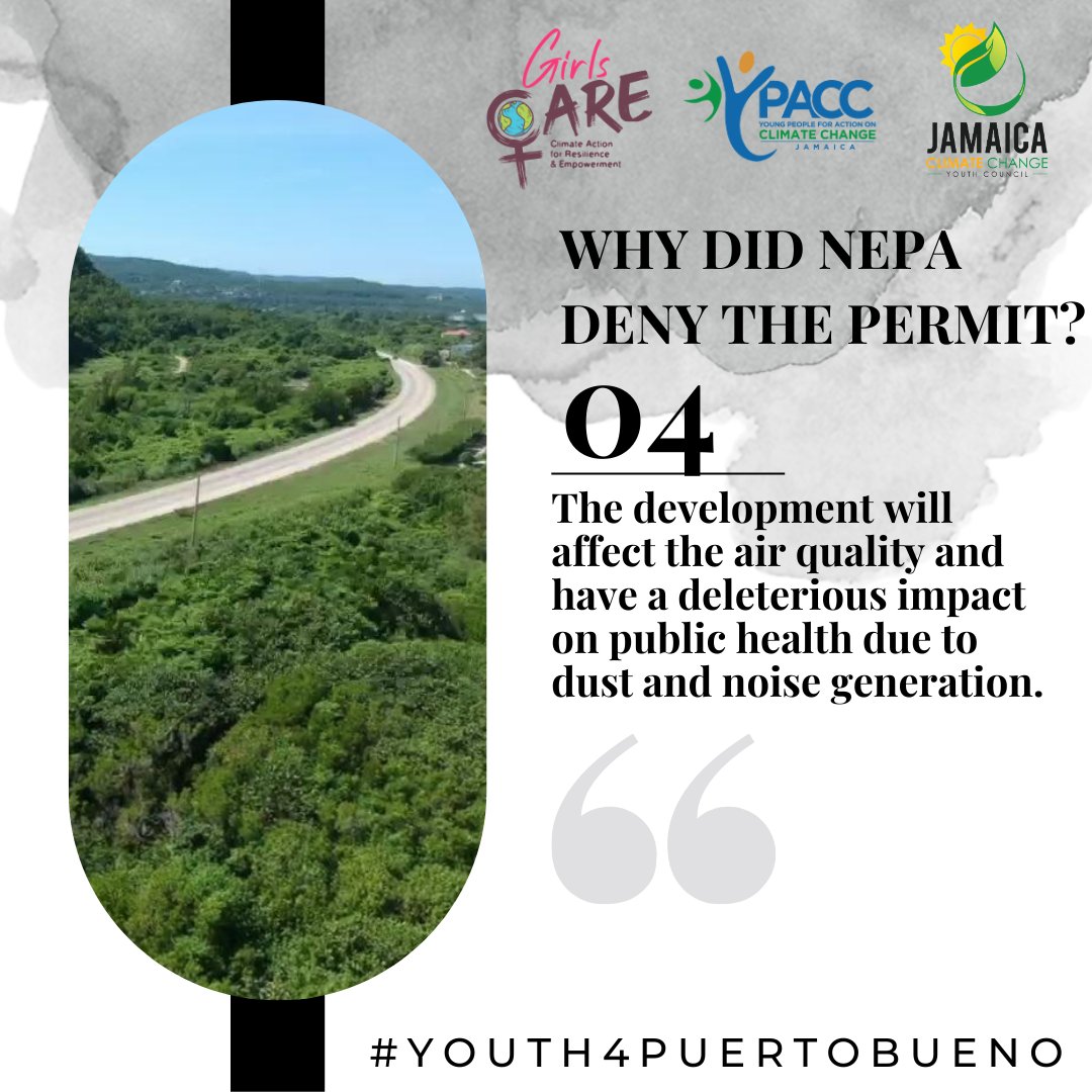 Why did NEPA deny the permit? (Cont'd) #Youth4PuertoBueno 3/3