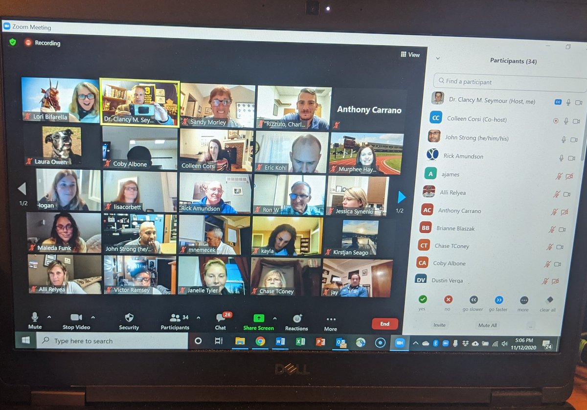 The journey continues at our NYS AHPERD November Executive Council  meeting this evening! An inspiring group of servants to the health, physical education and sport pedagogy professions <a href="/NYSAHPERD/">NYS AHPERD</a> <a href="/WZ_NYSAHPERD/">Western Zone NYS AHPERD</a>👊🏼👍🏼💪🏼😃🇨🇦!
