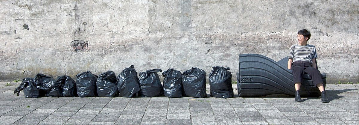 inhabitat's tweet photo. Brilliant! This project turns #plastic waste into 3d-printed benches. 
#Amsterdam #3dprinting https://t.co/JiRAUR3ycC https://t.co/YiEncjb81T