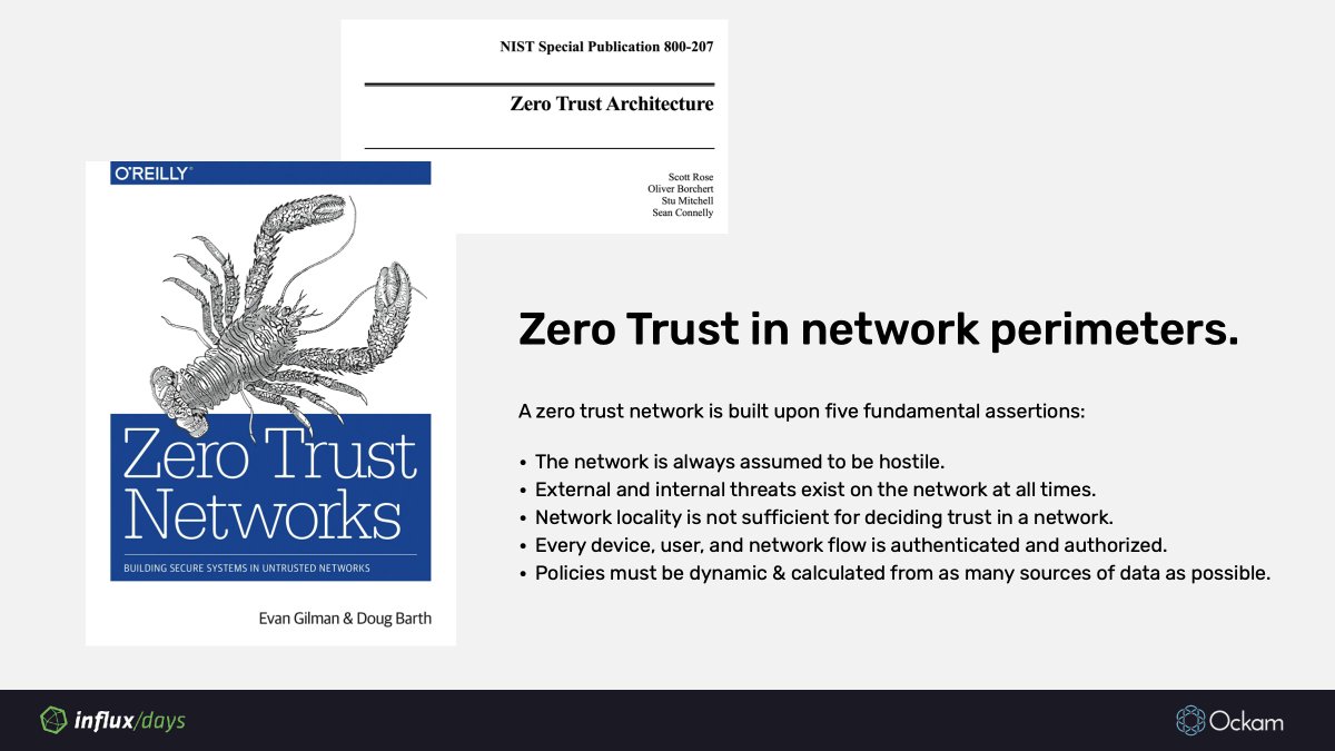For dependable IoT / IIoT we must build systems that • place  #ZeroTrust in network boundaries,• instead *build trust in entities at the application layer*7/n .. #IoT  #IIoT  #Security