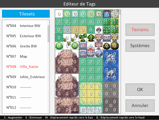 PSPEvolved's tweet photo. Marre d'être limité aux 7 tags de RPG Maker XP ?
Dans #PSPEvolved 0.10 vous pourrez bénéficier d'un nouvel éditeur intégré vous permettant :
- De définir à l'infini des tags sur les tiles de vos tilesets
- De séparer la partie "Système" avec les system tags https://t.co/3xA2EoFwno