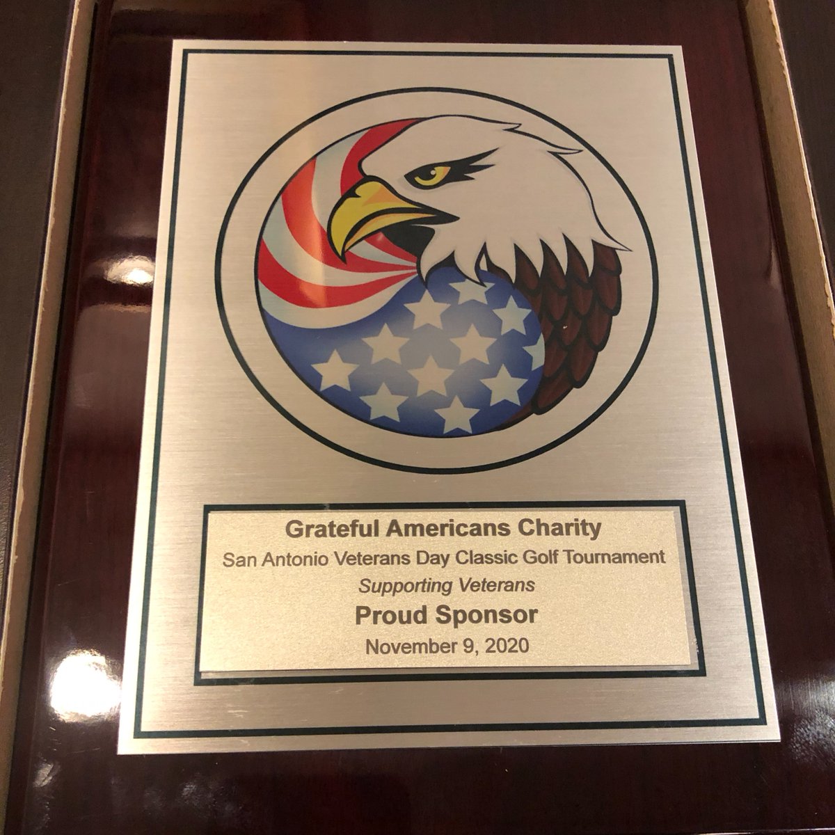SmithPrint's tweet image. On Monday, Andrew and Ryan Smith attended a charity golf tournament, the 2020 Grateful Americans Charity Veterans Day Classic, benefiting the PTSD Foundation of America and Camp Hope. SmithPrint proudly sponsored this event and is grateful for all of our Veterans.