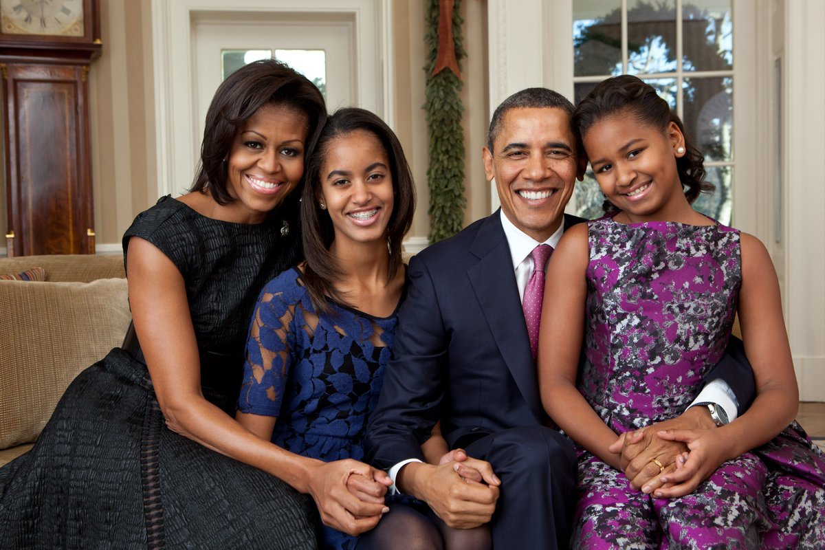 Thank you so much President Obama, Flotus Michelle Obama, Malia Obama & Sasha Obama!