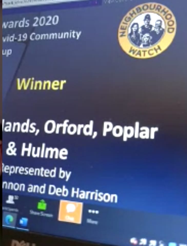 Me and Carol Kinganan was at the Cheshire Neighbourhood Watch awards tonight, representing Helping Hands.
And we only went and won!!!!! Im just blown away!!!! Thanks to all the volunteers, businesses we couldn't have done it without guys 💙