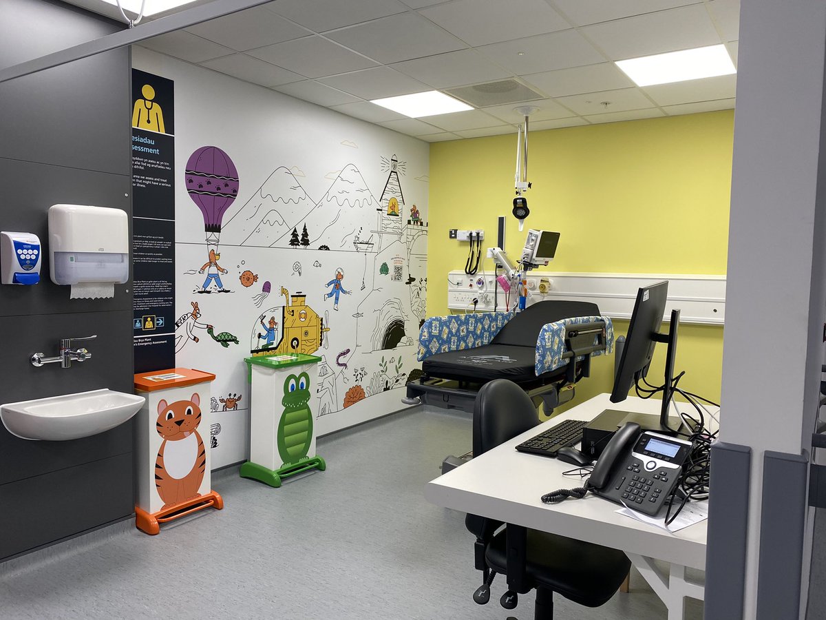 WelshBok1's tweet photo. The Children’s Emergency Assessment Unit in the Grange University Hospital is ready to welcome the children of Gwent on 17 November when the A&amp;E in Nevill Hall &amp; Royal Gwent will close. They will continue to be Minir Injury Units. Please help share this message. @AneurinBevanUHB https://t.co/BadLU1HjeD