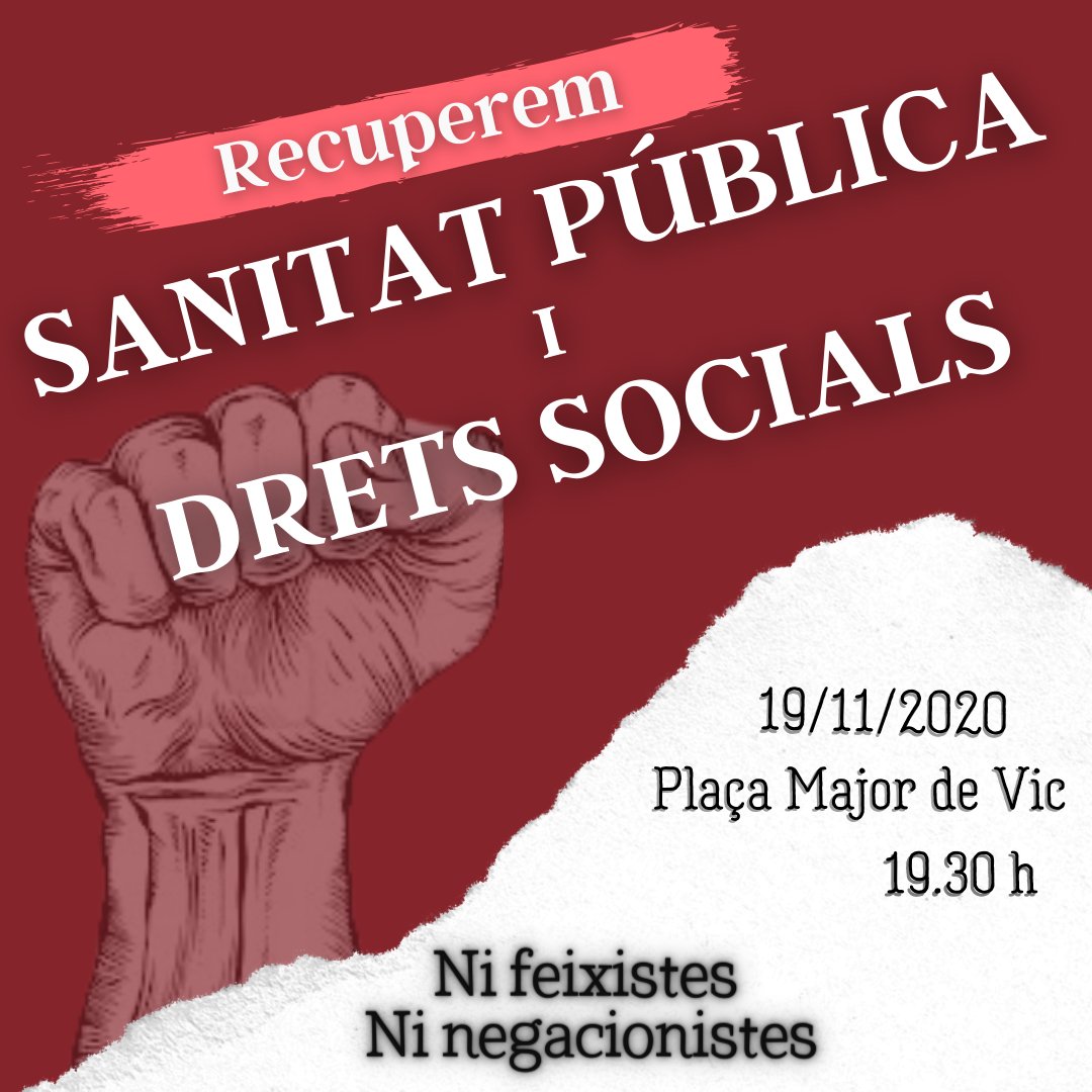 SanitatiD's tweet photo. Tota la sanitat privada en mans públiques sense costos econòmics, fins la fi de la pandèmia, arreu dels Països Catalans. https://t.co/81weLWNDpr