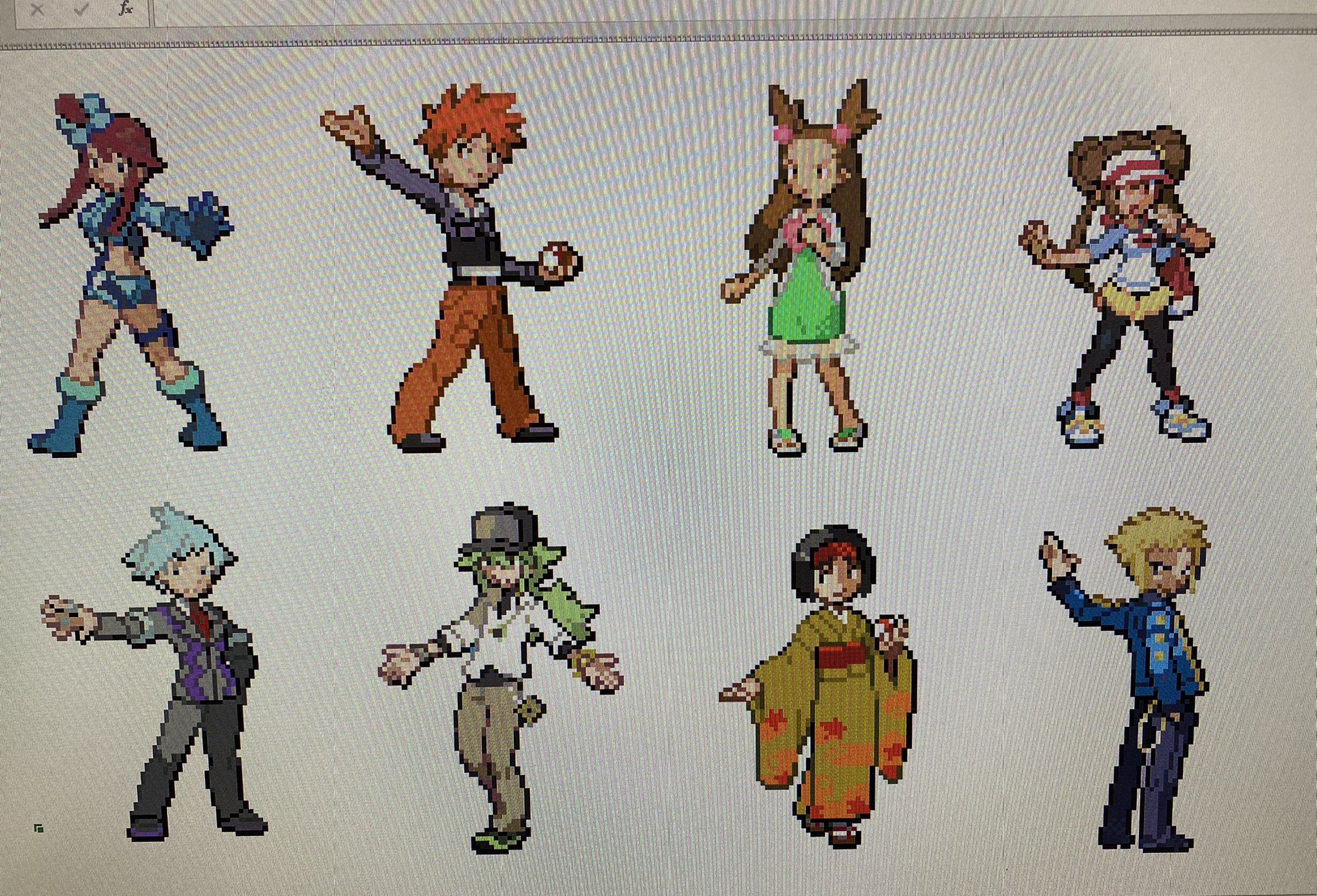 レトルト たくもり Excelで作るドット絵進捗 ドット絵ってかポケモン絵 もうすごく増えた気がする これからまた忙しくなるので当分は作れないかな Pixelart ドット絵 ポケモン レトルト たくもり Excelで作るドット絵進捗 ドット絵ってかポケモン絵 もうすごく増えた気がする これからまた忙しくなるので当分は作れないかな Pixelart ドット絵 ポケモン