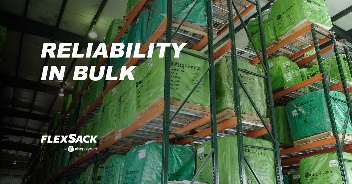 ABCFlexSack's tweet photo. We care about providing products and services that our customers can rely on. That's why every FlexSack bulk bag is guaranteed to meet our customer expectations. #ReliabilityInBulk https://t.co/nauftMNAGC