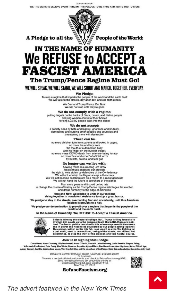NightNurse1Love's tweet photo. #NYTimes #fullpagead #WeThePeople #GetUpStandUp 👊🏾 https://t.co/4r4RSjXJzt