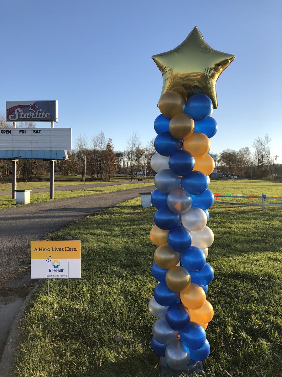 Always happy to get and decorate a drive-in theatre for <a href="/TriHealth/">TriHealth</a>