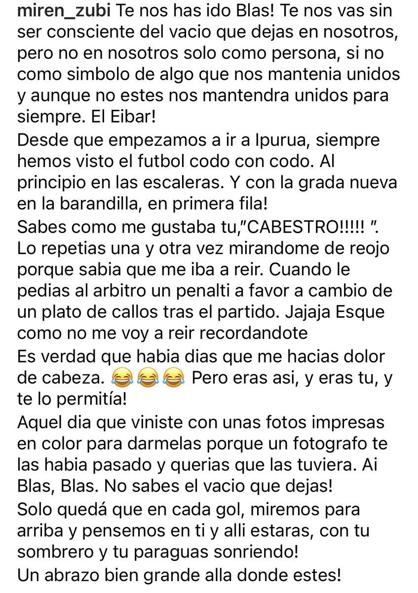 miren_zubi's tweet photo. Beti gurekin Blas! ♥️#ArribaYGol #Cabestro https://t.co/o8yZH7yqkg