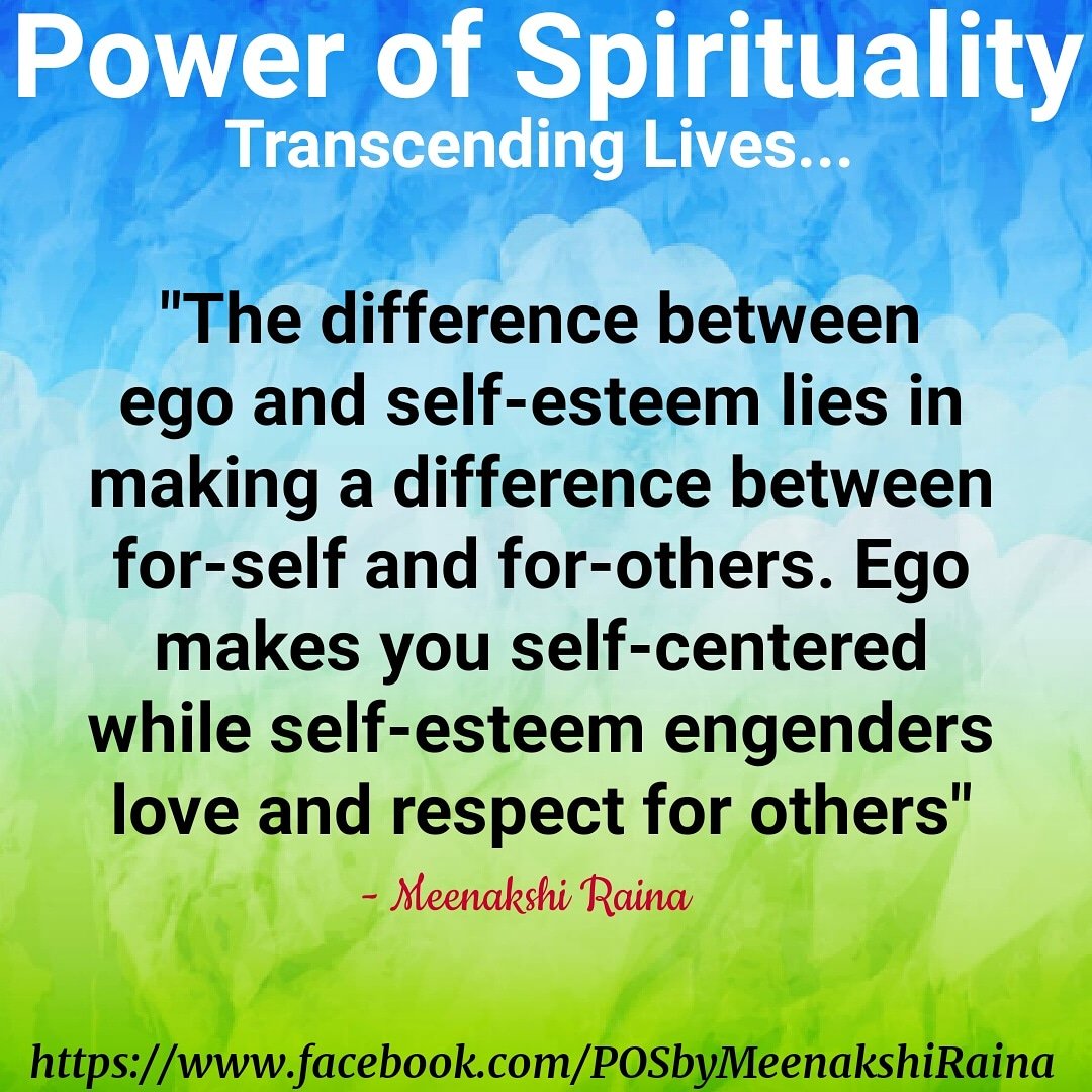 meenakshraina's tweet photo. Thought of the day from #PowerOfSpirituality
#lifeisbeautiful #lifequotes #lifeisgood #lifegoalsinprogress #lifegoalsinspirations #lifegood #SelfCare #SelflessService #SelfEsteemMatters #SelfEsteem #selfesteemboost #selfesteembuilding #selfesteembooster #selfesteemquotes https://t.co/q67TeznIR1