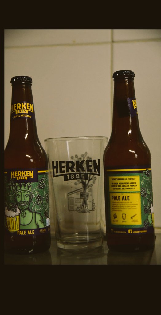 GAMF2's tweet image. @cervezadviernes @birrasommelier @BeerSearcherApp @Just4BeerLovers @RealBMaxwell
Cerveza Herken puramente Paraguaya
Una Pale Ale de IBU 34
Alc 5,1% rubia clara con sabor intenso!!! Unica y Made in Paraguay