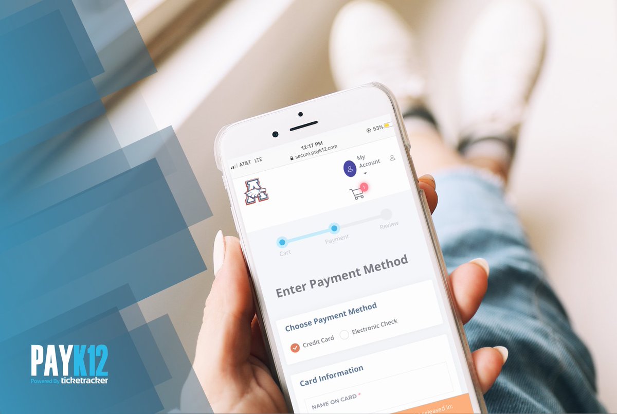 Pay_K12's tweet photo. Purchasing tickets online has never been easier with our next-gen digital ticketing platform. Provide a seamless purchasing experience with our customizable storefronts. Go touch-free today! #PayK12 #ContactlessPayments #TouchFree https://t.co/tTOEhz2jI1