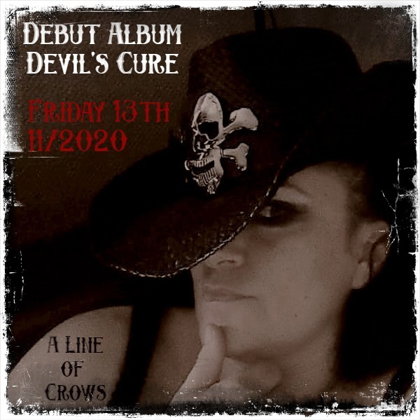 alineofcrows's tweet image. Tomorrow we release our debut album Devil's Cure. We hope you will enjoy our songs. They have been a labour of love straight from the heart, in life as in art, these songs are our lived experience made flesh. #debutalbum #alineofcrows #darkcountry #countrygothic #americananoir