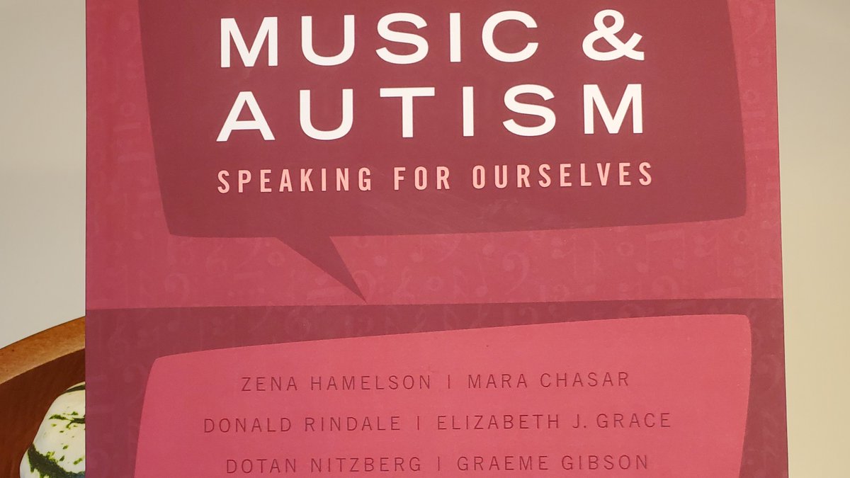 michaelbakan's tweet photo. @autselfadvocacy In my conversations with Ibby Grace @tinygracenotes, Graeme Gibson, Amy Sequenzia, Dotan Nitzberg, and my six other coauthors of @musicandautismbook, I have learned so much about how music and musicking serve the self-advocacy initiatives of a great many autistic people. https://t.co/xzZw93hhqt