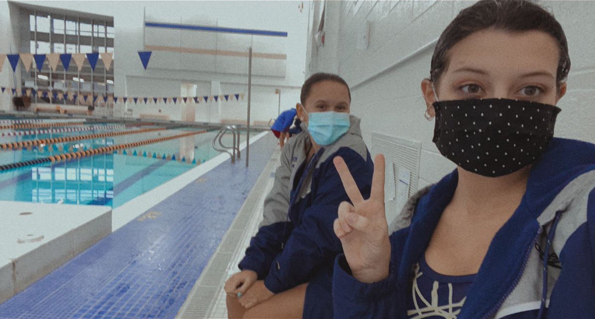 Goodluck to our divers Sam and Ava as they take on regionals tonight!!! #roadtostates #swimforjim 💙💛