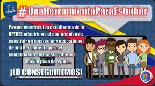 ceppuptlara's tweet photo. Hoy, los voceros FVEU por aula de la UPTAEB, emprender la campaña #UnaHerramientaParaEstudiar la cuál busca evitar que las clases virtuales se conviertan en una traba para completar nuestra educación por lo que solicitamos las herramientas que nos permitan cumplir nuestra meta. https://t.co/cXTEryZONw