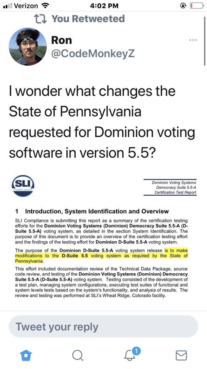 linda_marie1982's tweet photo. @RealJamesWoods Follow @CodeMonkeyZ he breaks it ALL down #DominionVotingSoftware 
https://t.co/z2hxdPjwih https://t.co/r7xAzHDcgy