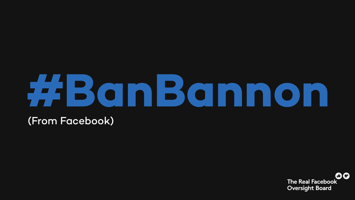 Bannon has not only peddled conspiracy theories, doesn't want to accept the results of the  #Election2020  , welcomed possible QAnon guests on his show, disputed the origins of  #COVID19, but threatened the life of two top U.S. nonpartisan officials. Enough is enough.  #BanBannon