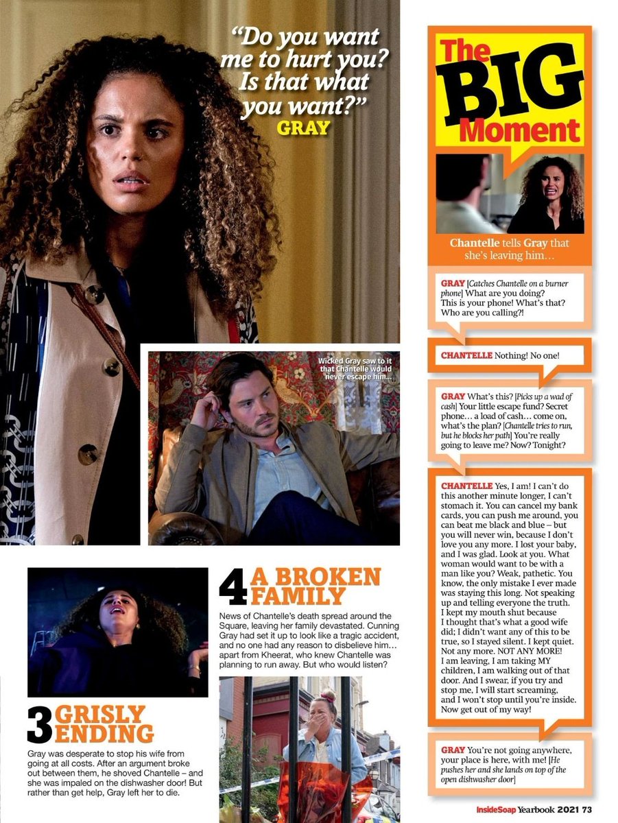 TotallyTobyAS's tweet photo. 📸"Inside Soap Yearbook 2021"magazine scan🌟 #EastEnders #GRAY #Whitney #Chantelle #TobyAlexanderSmith #ShonaMcGarty #JessicaKatePlummer #JessPlummer https://t.co/OYzpoKM6tM