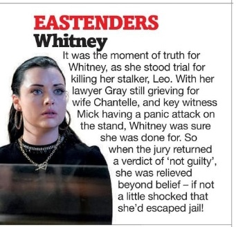 TotallyTobyAS's tweet photo. 📸"Inside Soap Yearbook 2021"magazine scan🌟 #EastEnders #GRAY #Whitney #Chantelle #TobyAlexanderSmith #ShonaMcGarty #JessicaKatePlummer #JessPlummer https://t.co/OYzpoKM6tM