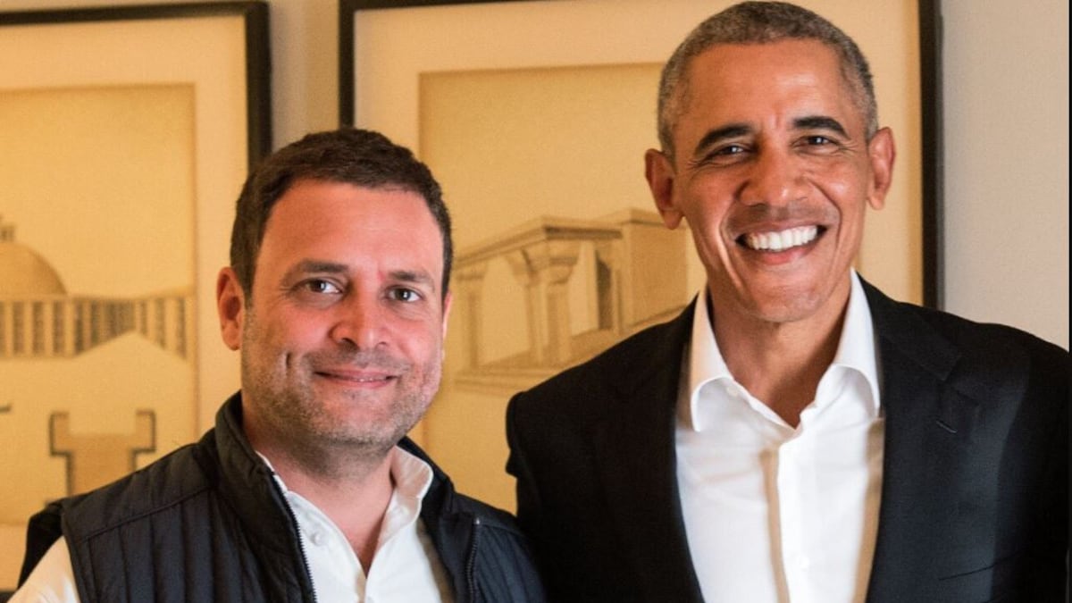 KanchanGupta's tweet photo. "Rahul Gandhi has a nervous, unformed quality about him, as if he were a student who’d done the coursework and was eager to impress the teacher but deep down lacked either the aptitude or the passion to master the subject.” 
~ Barack Obama in his memoir 'A Promised Land'. https://t.co/kjOl8yA7sd
