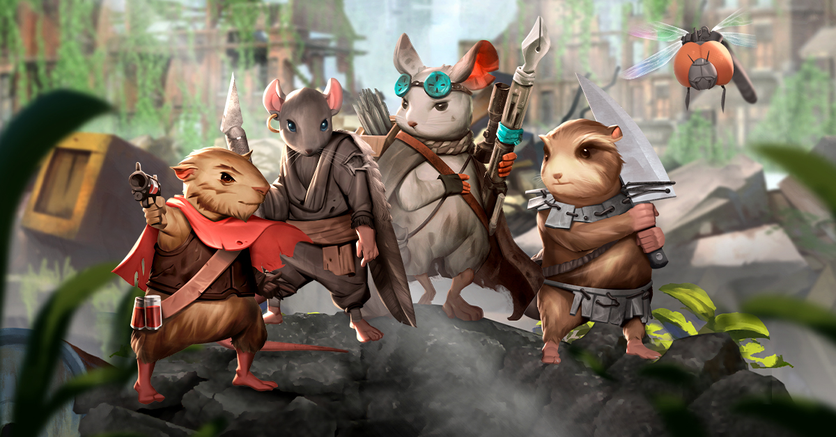 Zmangames_'s tweet photo. It's Fancy Rat & Mouse Day! 🐭 We're celebrating with some of the fanciest rodents around. #AftermathGame ▶️ https://t.co/Tdy9RTfQSW https://t.co/lJce4DDtGO