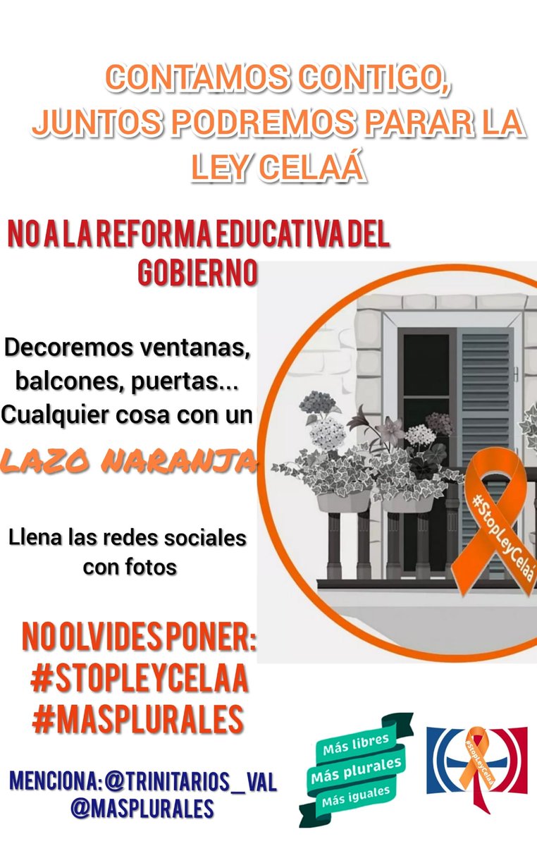 trinitariosVAL's tweet photo. #StopLeyCelaá  #MasPlurales https://t.co/ergyPtD3vS