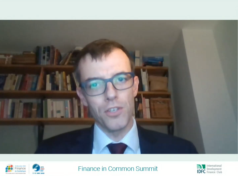 Jorim Schraven,  @FMO_development3 keys buildings blocks to  #buildbackbetter:1/ Risk management2/ Measurement3/ Investing in  #biodiversity improvements #FinanceinCommon2020
