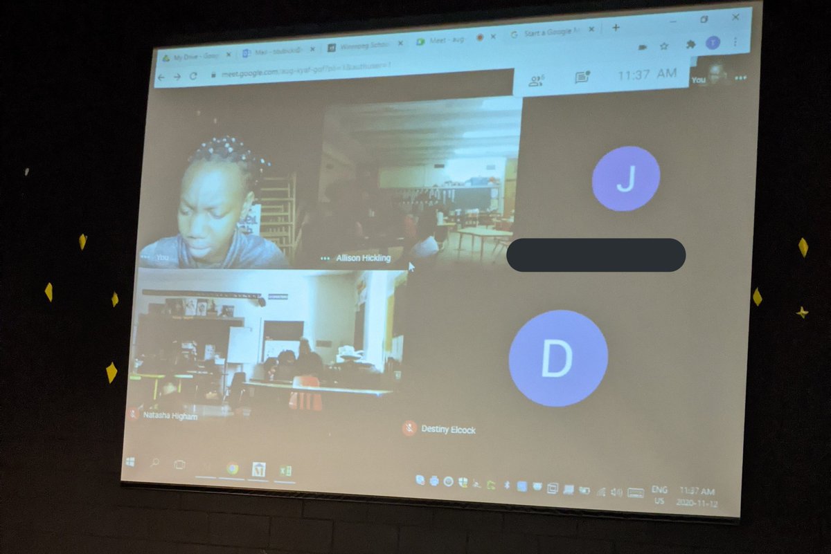 We had a virtual book reading today from our own writing with some of our younger students <a href="/DufferinSchool/">Dufferin School</a> I appreciate our team so much for participating!