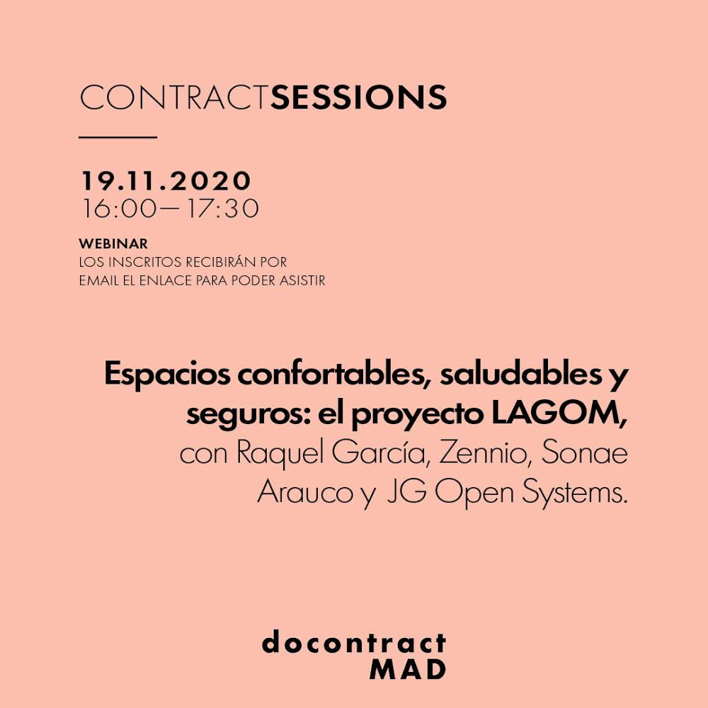 docontractmad's tweet photo. En el #webinar del próximo jueves 19 de noviembre contaremos con Raquel García, co-Directora del Proyecto LAGOM. Nos explicará sus objetivos para transformar espacios con el fin de contribuir a la salud y el bienestar de las personas.⁠

Inscríbete: https://t.co/czhUicOJ2Y https://t.co/caVpFVJ9OV