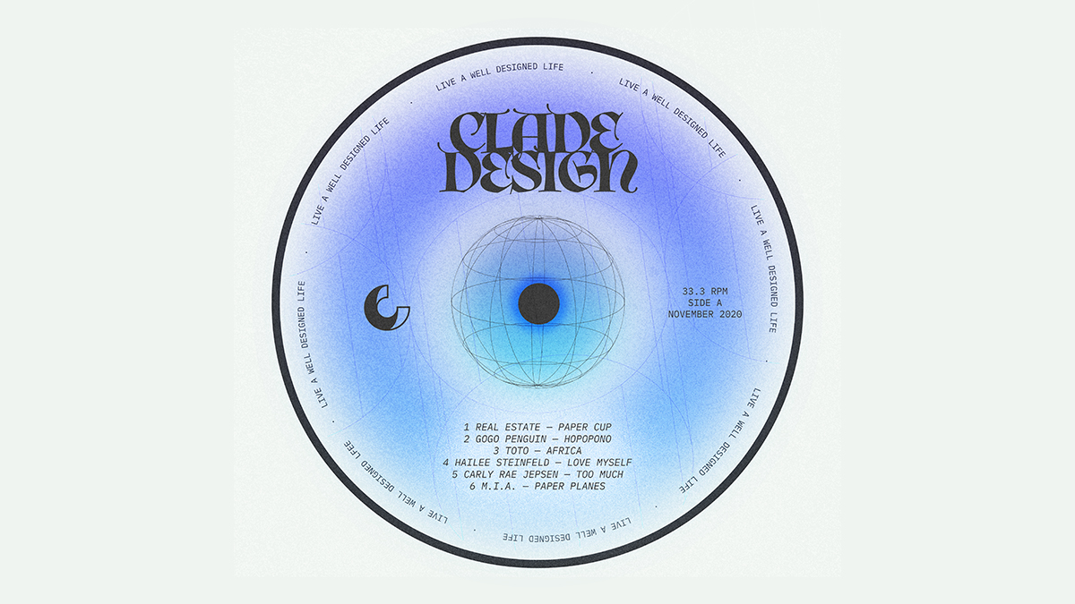 CladeDesign's tweet photo. We are so excited to welcome Heena Chudasama as our newest Jr. Product Designer! To kick things off here at Clade she created this sick vinyl design with some of our favorite songs.

Welcome to the team Heena! 🎉 https://t.co/nFb4e94lK6
