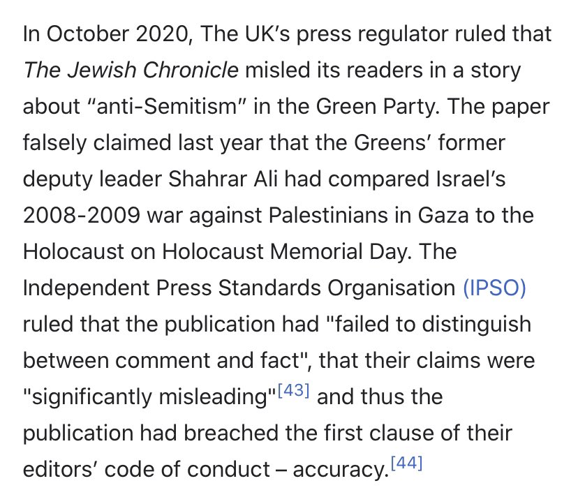 No. 3 continued - Jewish Chronicle ordered to pay damages