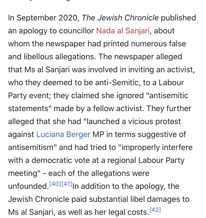 No. 3 continued - Jewish Chronicle ordered to pay damages