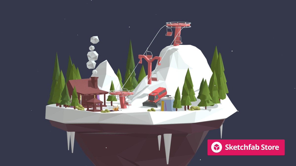 Sketchfab's tweet photo. Store staff pick: Cartoon Low Poly Slope Resort by antonmoek. Buy it now for your #3D, #AR, or #VR projects: https://t.co/Nst50fRM7w
#tree #ratrack #c4d #cinema4d #lowpoly #art #cartoon #low_poly #blenderart #toon #firtree #antonmoek https://t.co/o8SGNxBTvJ