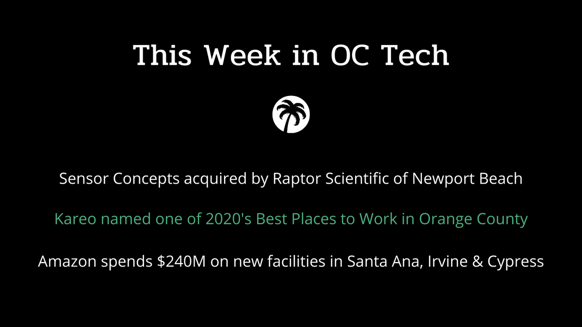 OCfreshsqueezed's tweet photo. Missed yesterday's newsletter? Not to worry, you can check out some of the highlights below and get the full squeeze here: https://t.co/2Mw1pUPzwF | #FreshSqueezedTech #OCbusiness #OCnews | @GoKareo @amazon https://t.co/OGNs2ArF4t
