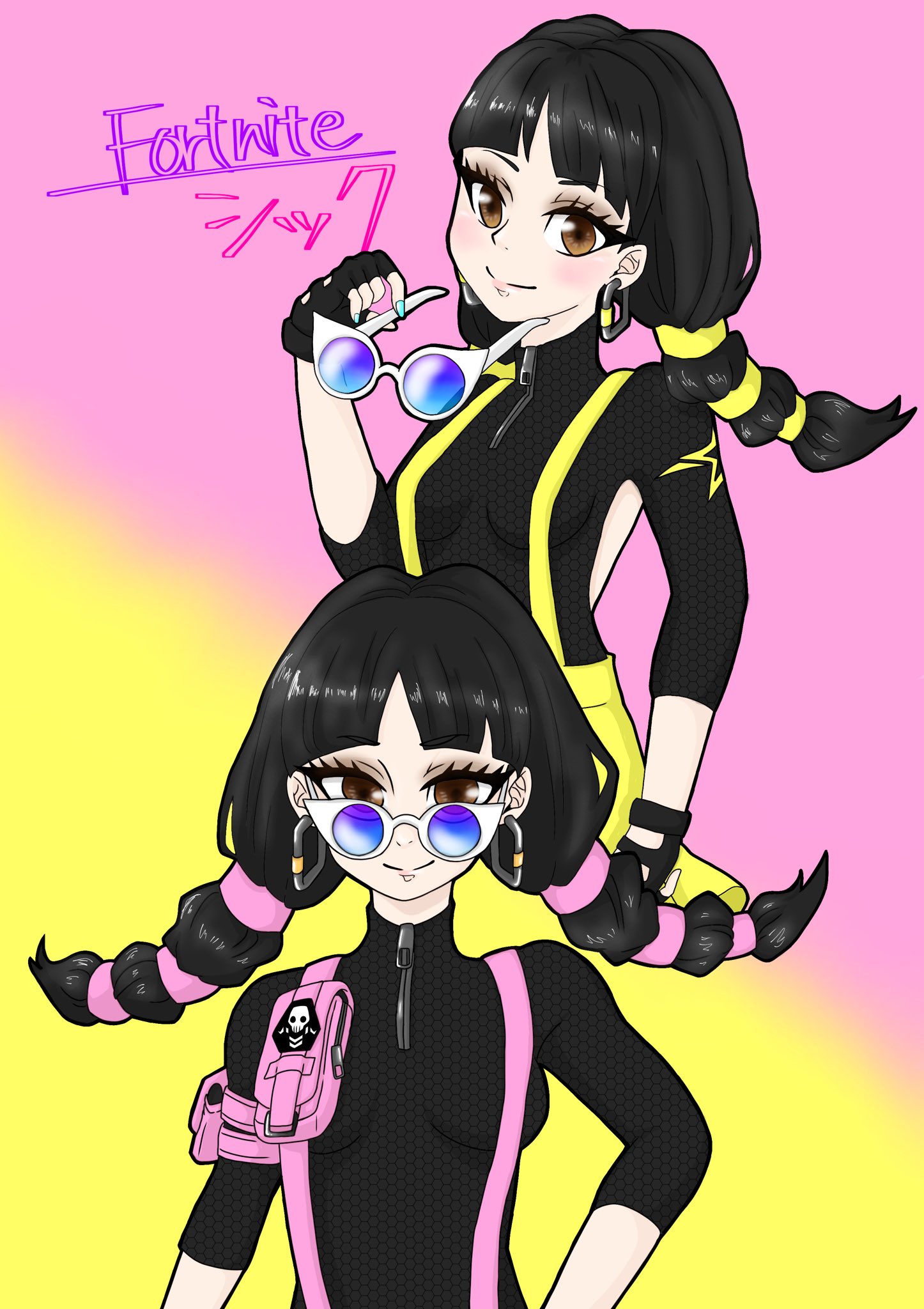 Twitter 上的 Nyanpotch フォートナイトのイラスト過去pick ラマの絵だけ2 3年前のやつかな 絵も文字も全て手描き フォートナイト フォートナイトイラスト Fortnite T Co Syg6myuyyd Twitter