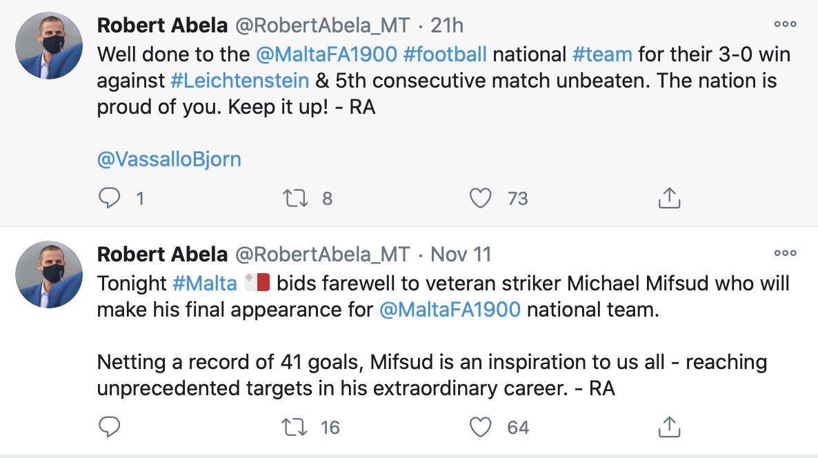 MorlitaR's tweet photo. Oi @RobertAbela_MT haven't you forgotten to congratulate somebody who has had a truly significant appointment today? Unopposed too!

Ma tinzillekx buffu?

@RobertaMetsola https://t.co/edufrTFnx4