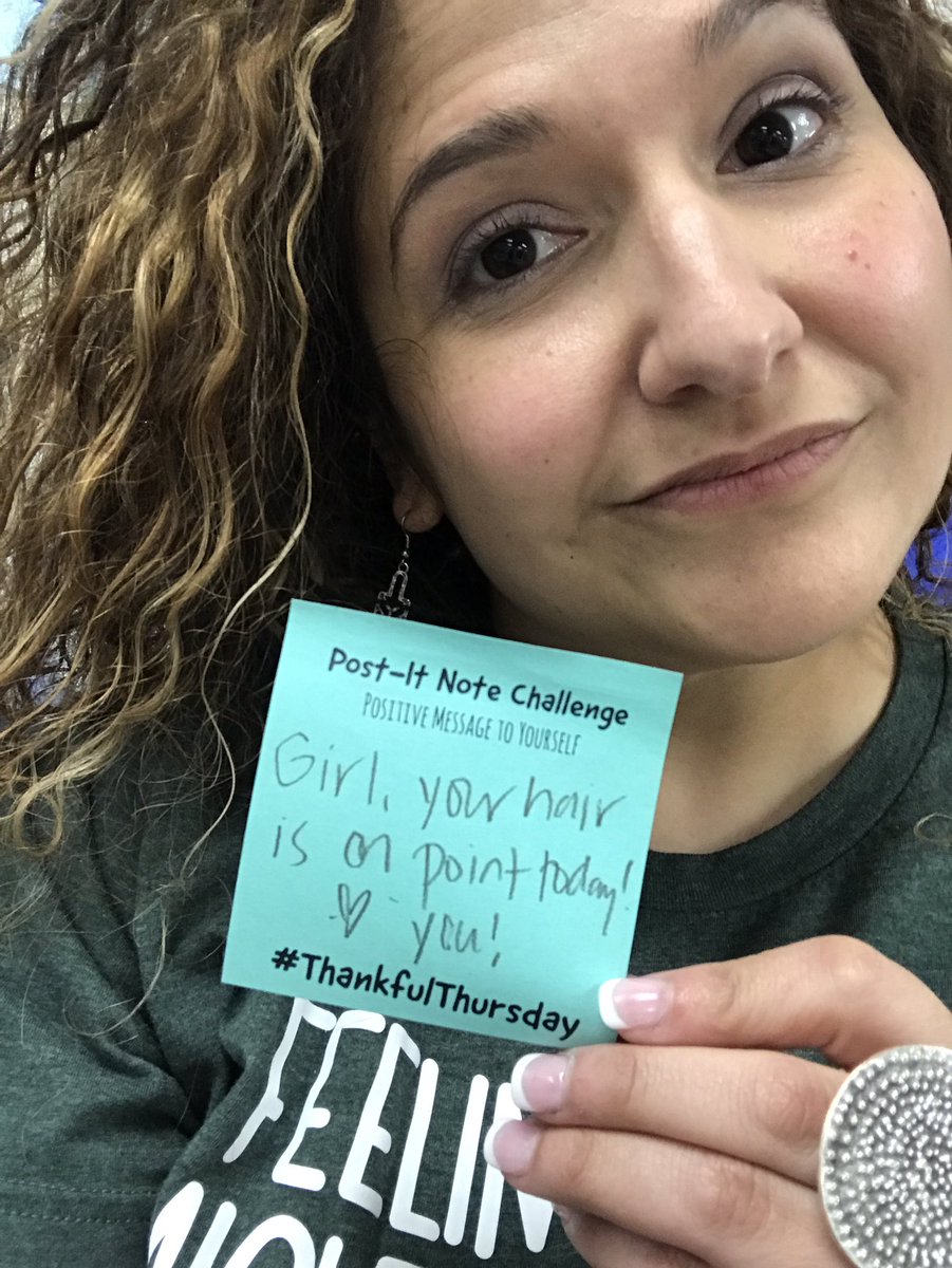 BrianaMaray's tweet photo. A positive message to myself on this #ThankfulThursday? You got it, @SiglerStars. I do love a good hair day. 💕 https://t.co/ZEMFln1g4R