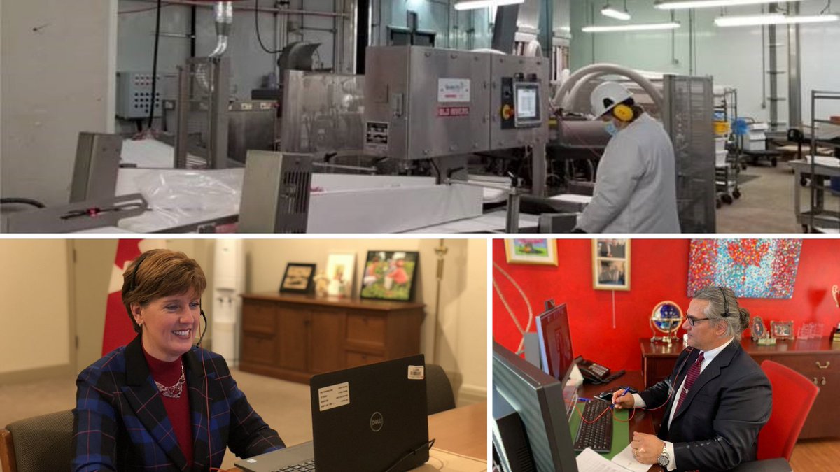 mclaudebibeau's tweet image. With my colleague @IaconoMP, I announced close to $2 million for  9⃣ food processors in the Laval &amp;amp; Montreal region who hire 14500 employees. 

These funds will allow them to better adapt to the pandemic to ensure the health and safety of their workers. 
➡️bit.ly/2GVOlSv