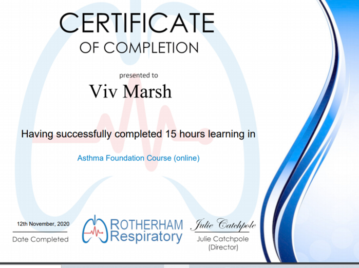 viv marsh (@vivmarsh) on Twitter photo Thankfully I managed to pass my own course 🥳 #education Interested in learning about #asthma ? See <a href="/rotherhamresp/">Rotherham Respiratory</a> for more details <a href="/ARNS_UK/">ARNS</a> @RespNprang <a href="/RespNetwork/">Leeds Respiratory</a> <a href="/respfutures/">Respiratory Futures</a> Thankfully I managed to pass my own course 🥳 #education Interested in learning about #asthma ? See <a href="/rotherhamresp/">Rotherham Respiratory</a> for more details <a href="/ARNS_UK/">ARNS</a> @RespNprang <a href="/RespNetwork/">Leeds Respiratory</a> <a href="/respfutures/">Respiratory Futures</a>