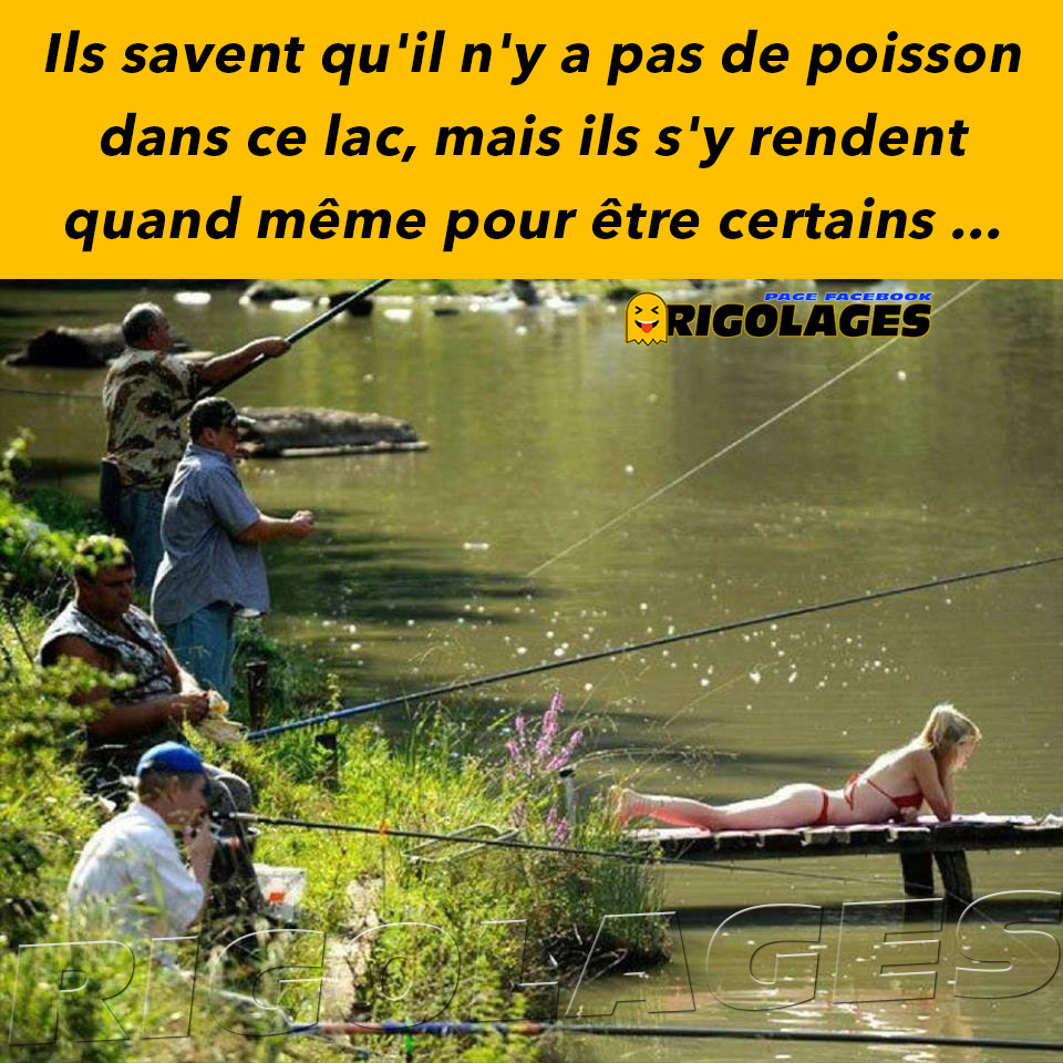 Rigolages Humour Rigolages Pecheurs Peche Lac Femme