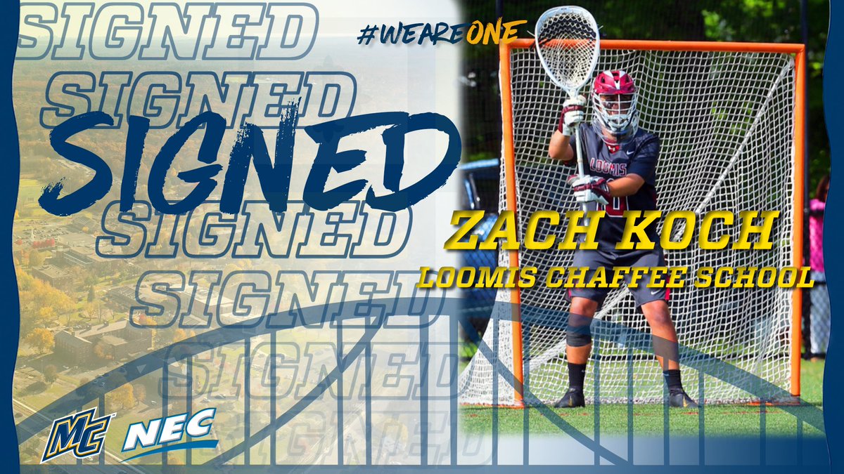 MerrimackMLAX's tweet photo. Help us welcome our next signee to the Warriors, Zach Koch from Waxhaw, North Carolina!!

#GoMack https://t.co/vdul1yzUAO