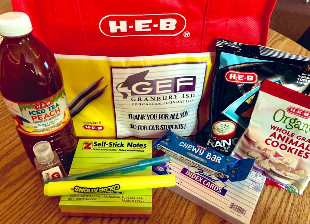 What a treat we received today!! Thank you <a href="/HEB/">H-E-B</a> and <a href="/granburyisdef/">Granbury ISD Education Foundation</a> for all your support. <a href="/granburyisd/">Granbury ISD</a> <a href="/mambrinosteam/">STEAM Academy at Mambrino</a>