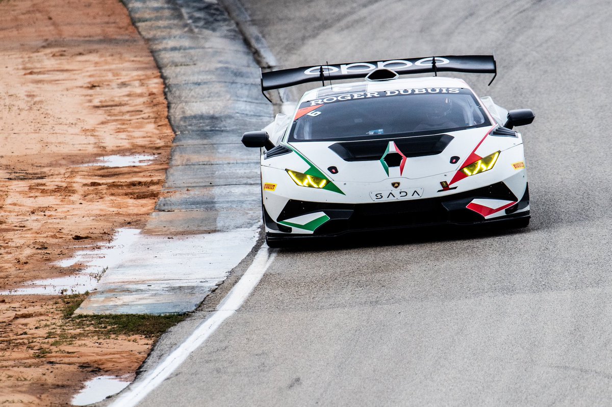 LamborghiniSC's tweet photo. Scenes from practice at @sebringraceway. 

#IMSA / #Lamborghini / #SuperTrofeo https://t.co/AyC7oz3q30