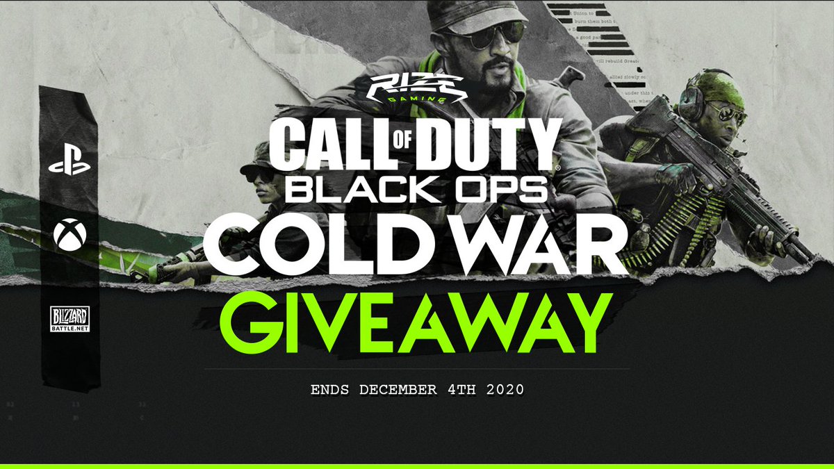 RizeGamingPro's tweet image. [#CallOfDuty] Didn't pre-order? We've got you. 

Win a copy of #COLDWAR on your chosen platform with our winter #giveaway 🎟️

Enter here (gleam): rize.pro/giveaway