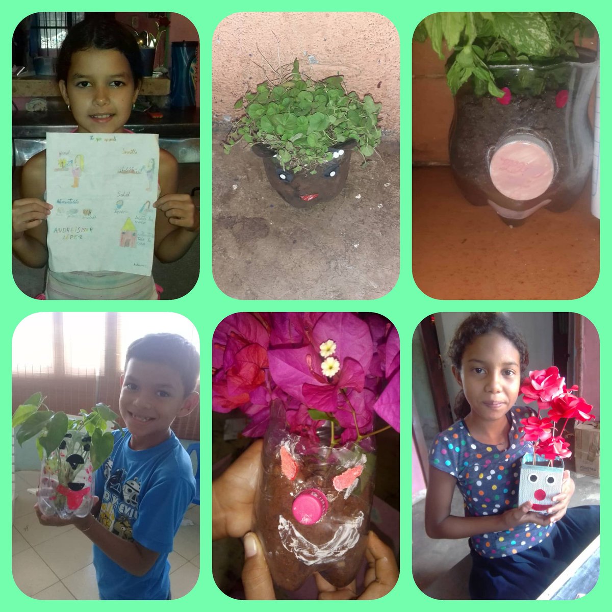 En el jueves productivo, estudiantes de 5to grado realizan decoración de materos con materiales de provecho en 🏡.#CadaFamiliaUnaEscuela @MPPEDUCACION @ZEPortuguesa <a href="/dceuportuguesa/">División Comun. Educ. y Unión con el Pueblo ZEP</a> @dgeimppe <a href="/kenniat/">kenni amaro</a>