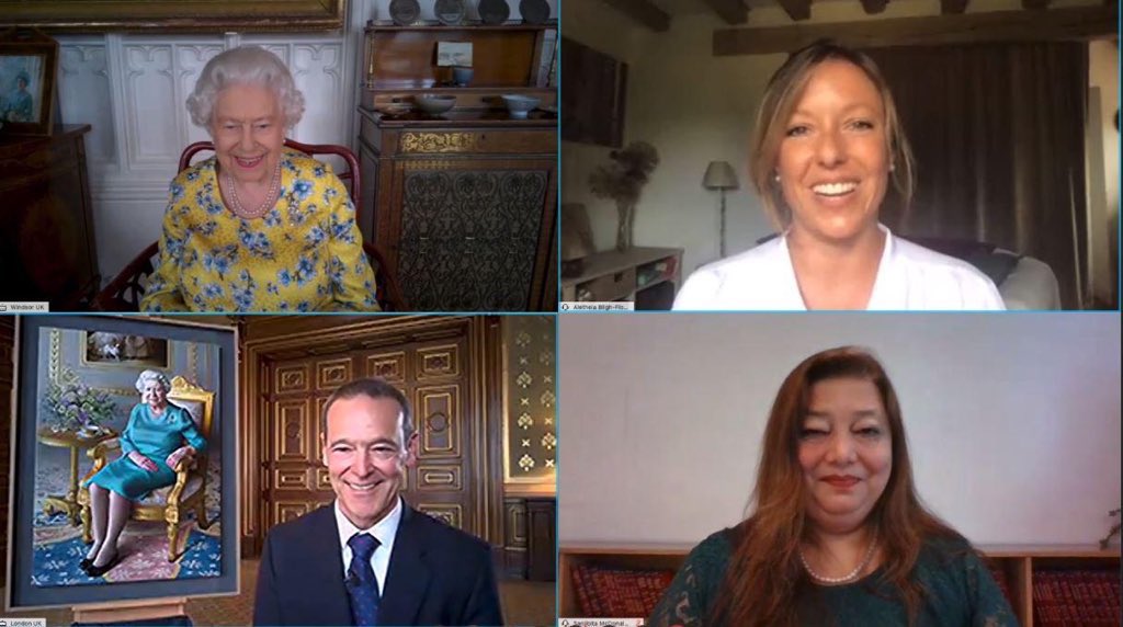 3. The Queen is our best diplomat.It was brilliant to be a part of HM’s virtual visit and unveiling of her portrait by the talented  @EscofetMiriam . Our most shared story of the year, including global attention:
